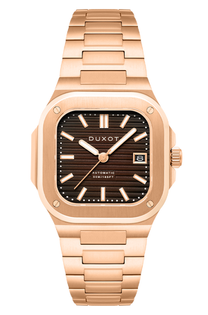 Quadrata Automatic Brown / Stainless Steel | Brown Dial