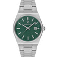 TPRX - Embossed - Date - DK13649 Silver / Green Dial | Green Dial