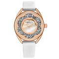Symphony White Leather | Silver Dial