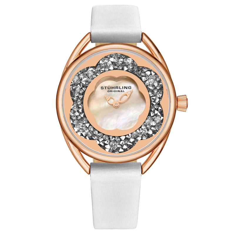 Symphony White Leather | Silver Dial