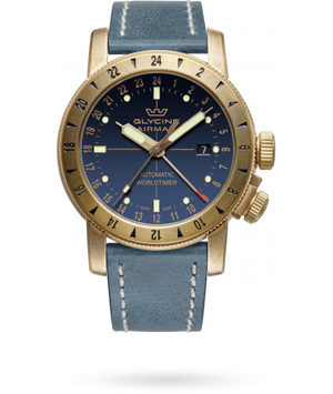 Airman Contemporary Bronze GMT 44mm / Blue / Blue Blue Dial