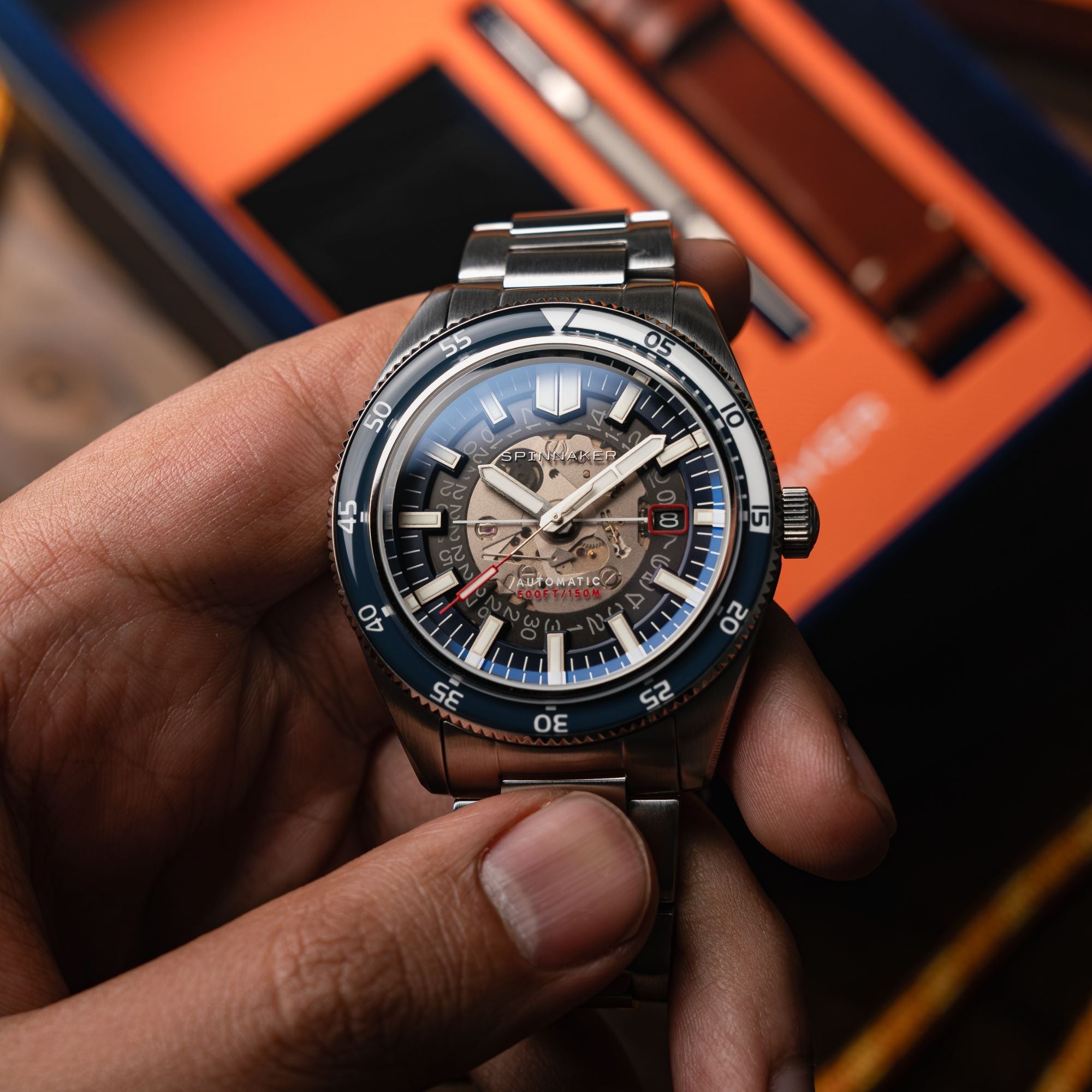 Fleuss Automatic Severn Edition Blue / Stainless Steel | Blue Dial