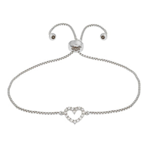 Kennedy Bolo Bracelet 18k White Gold