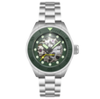 Piccard Skeleton Automatic Green/Stainless Steel | Green Dial