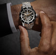 SEA WOLF COMPRESSION Stainless Steel Watch | Transparent Dial