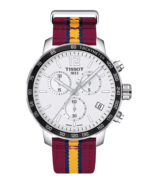 Tissot QUICKSTER CHRONO L/G Silver Dial