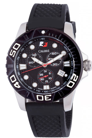 Akron Black-Black Chronograph | Black Dial