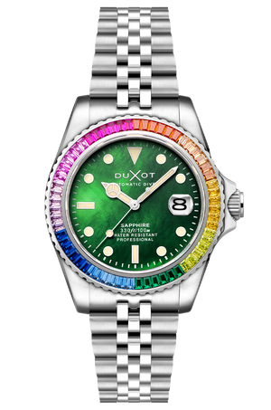 Atlantica 40 Rainbow Automatic Stainless Steel / Stainless Steel | Green Dial