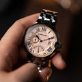 Barallier Retrograde Dual Time Rose Gold /Stainless Steel Rose Gold Dial
