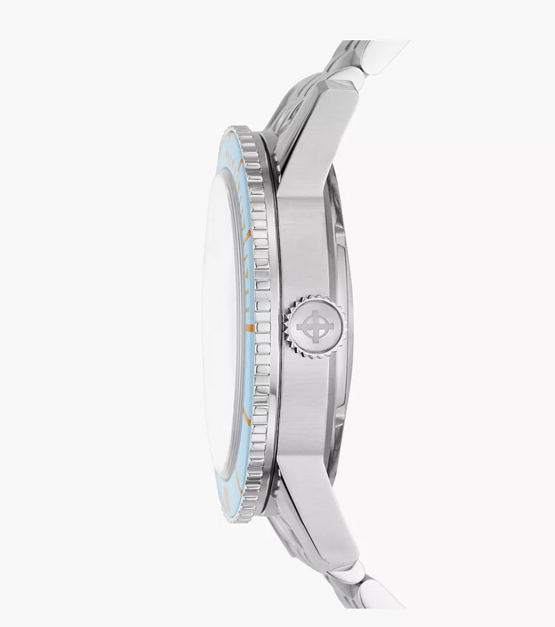 SEA WOLF COMPRESSION Silver / Steel Bracelet | Silver Dial