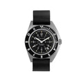 NAV, DATE, AUTO, SAPH, NGM, COL: SS/BKBK NYLON 12" AUTO SSNAV With Date on 12 Ballistic | Black Dial