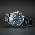 Spitfire Chronograph Blue / Leather | Blue Dial