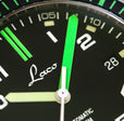 Amazonas 39 Black Rubber | Matte Black Dial