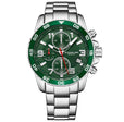 Concorso Quartz 40mm Chronograph Green Silver/Stainless Steel | Green Dial
