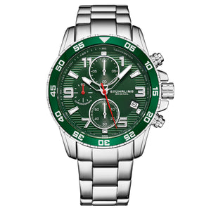 Concorso Quartz 40mm Chronograph Green Silver/Stainless Steel | Green Dial