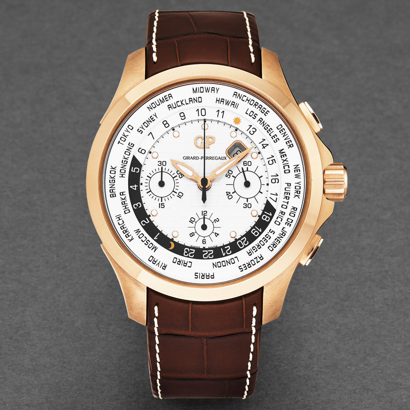World Timer 4970052134BB6B / silver | Silver Dial