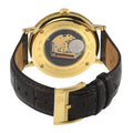 Maestro GV2 Swiss Quartz, IPYG Case, White Dial, Brown Italian Leather Strap | White Dial