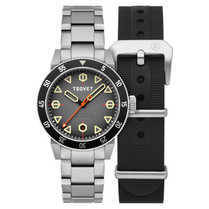 JMT - DW Global Explorer II Grey / Stainless Steel | Grey Dial