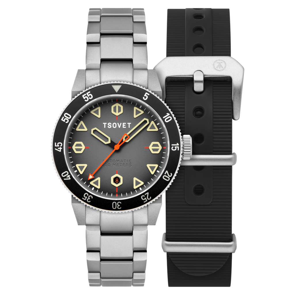 JMT - DW Global Explorer II Grey / Stainless Steel | Grey Dial JMT - DW Global Explorer II Grey / Stainless Steel | Grey Dial