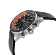 Regatta GV2 Swiss Quartz,Tide cycle indicator, Black dial, Black Italian Leather Strap | Black Dial
