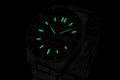 Aquadiver 1004 Black Silver/Stainless Steel | Black Dial