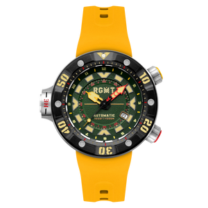 Depth Charge Automatic Green  / Silicone | Green Dial