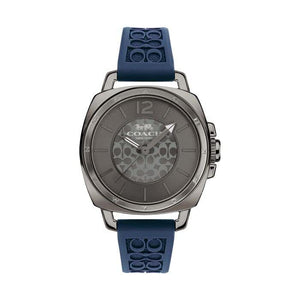 Coa Boyfriend 34 mm / Grey / Blue Gray Dial