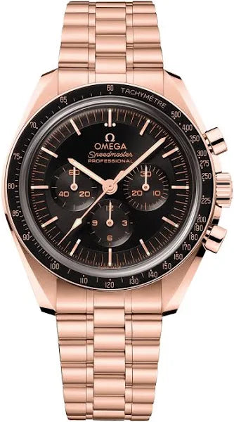 Speedmaster Moonwatch Professional Co-Axial Master Chronometer Chronograph 42mm Sedna Gold | Black Dial