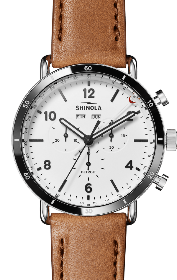 Canfield Chrono 45mm White | White Dial