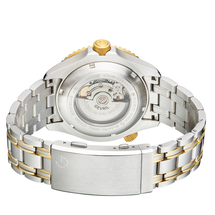 Hudson Yards Sellita SW200 Automatic Swiss Made Watch ceramic bezel helium valve | Black Dial