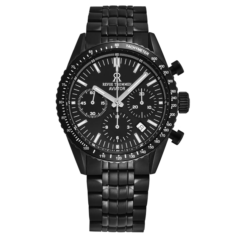 Aviator 17000.6177 / Black | Black Dial