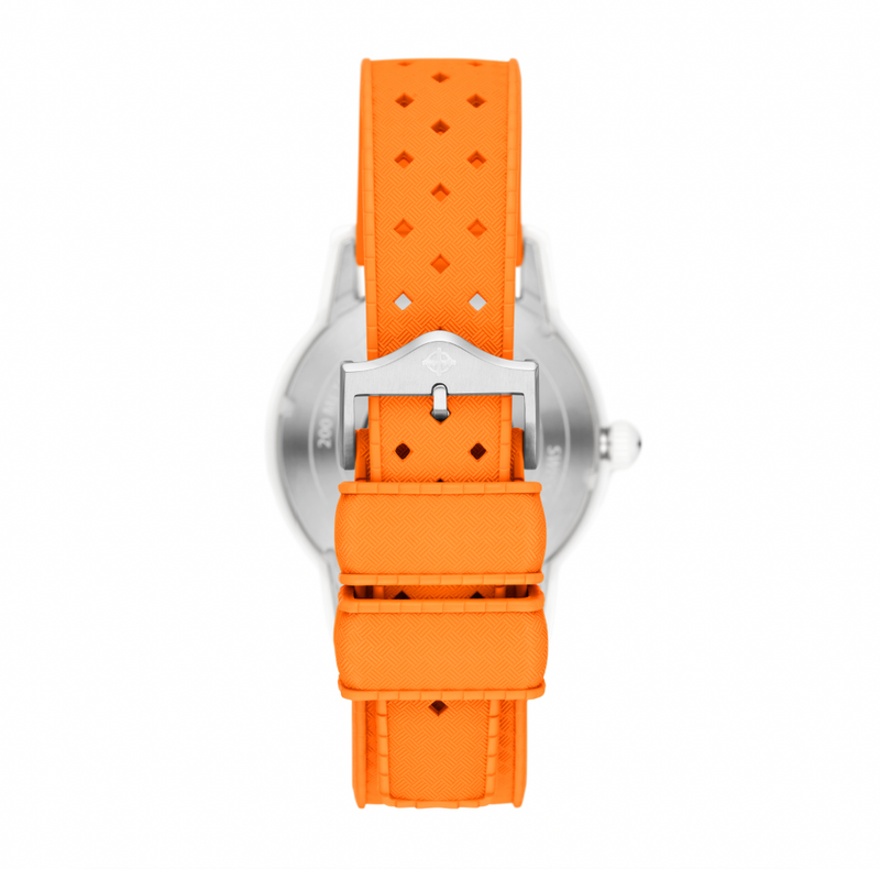 Super Sea Wolf Ceramic Silver / Orange Silver Dial