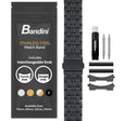 MET.615 | Jubilee Stainless Steel Watch Band 22mm / Black |  Dial