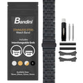 MET.615 | Jubilee Stainless Steel Watch Band 22mm / Black |  Dial