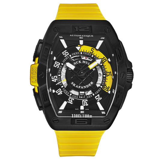 SkaFander 46SCSKFBLKBLKYL / Black | Black Dial