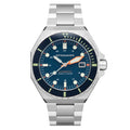Dumas Blue / Orange / Stainless Steel | Blue Dial