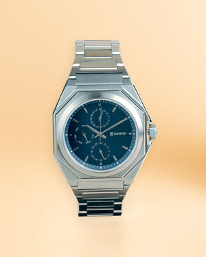Ferro Silver Silver | Blue Dial