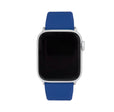 Silicone Adjustable Deployment Band  for Apple Watch Series 8/7/6/5/4/3/2/1/SE Blue (38mm | 40mm | 41mm) |  Dial