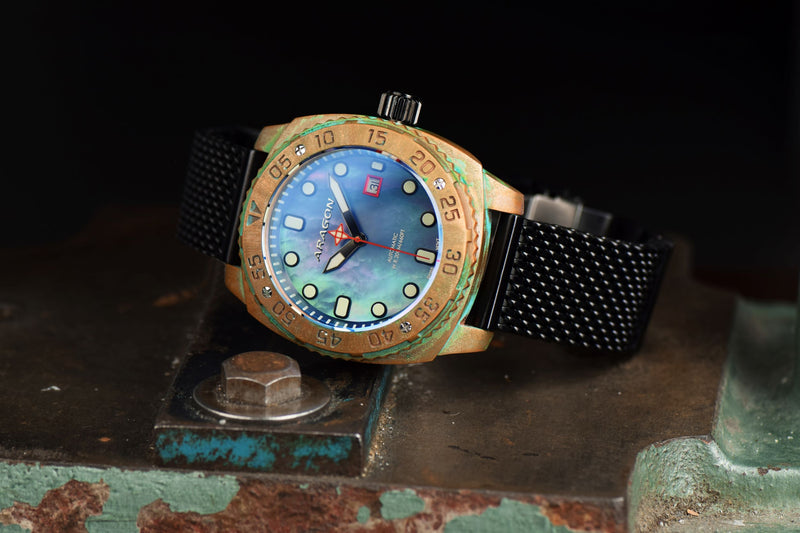 Parma 2 Bronze MOP Swiss ETA 2824 45mm - MOP