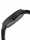 Islander Black DLC Aviator Automatic Watch with Leather Strap and an Anti-Reflective Sapphire Crystal