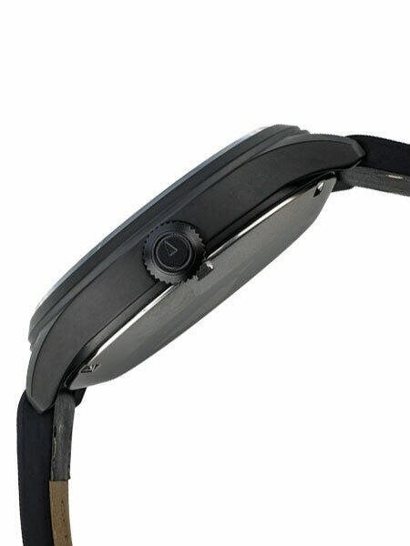 Islander Black DLC Aviator Automatic Watch with Leather Strap and an Anti-Reflective Sapphire Crystal