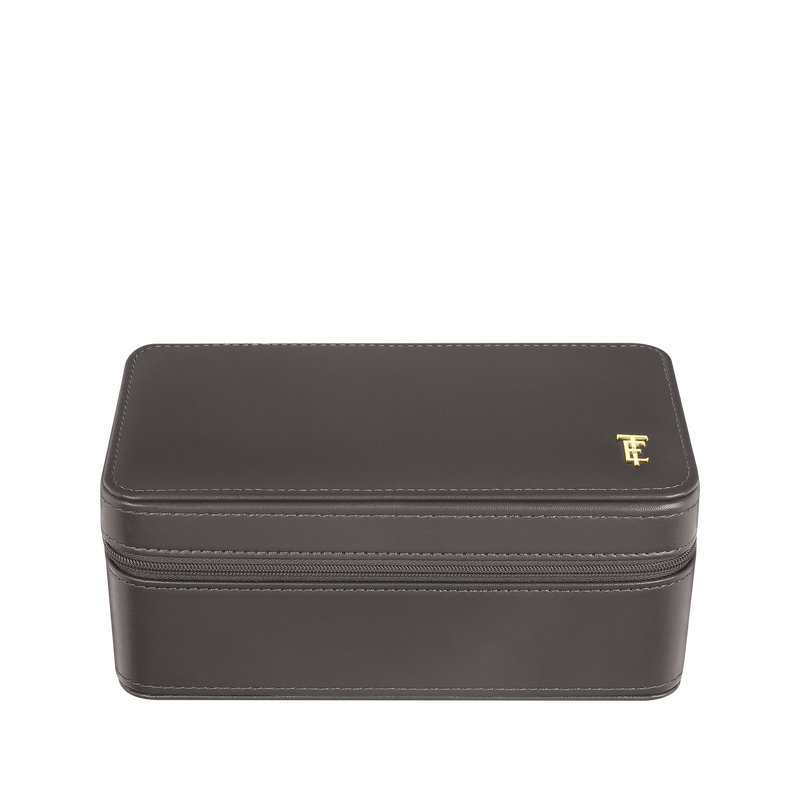Beaufort 3 - Slot Watch Box Grey / Leather