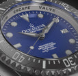 Damascus Swiss Automatic SW200 Deep Marine Explorer II Damascus/Blue Dial/White Strap | Blue Dial