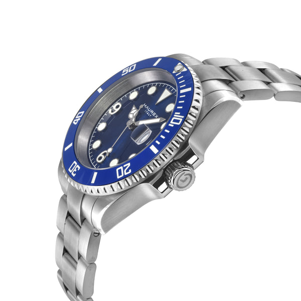 Barracuda 316L Case, Blue Sunray Dial, Ceramic Bezel, 316L Stainless Steel Bracelet | Blue Dial