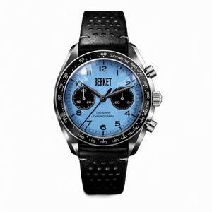 Overdrive Chronograph Lotus Blue Light Blue Dial
