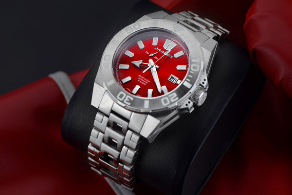 Silverjet AM/PM NH37 Automatic Red Dial | Red Dial