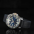 Spinnaker Hull Diver Automatic Blue / Leather | Blue Dial