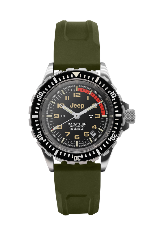 Large Diver's Automatic (GSAR) - 41mm JEEP JEEP GSAR | Black Dial