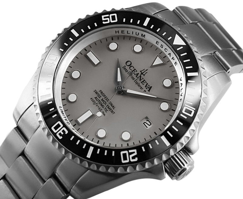 TITANIUM Swiss Automatic SW200 Deep Marine Explorer II