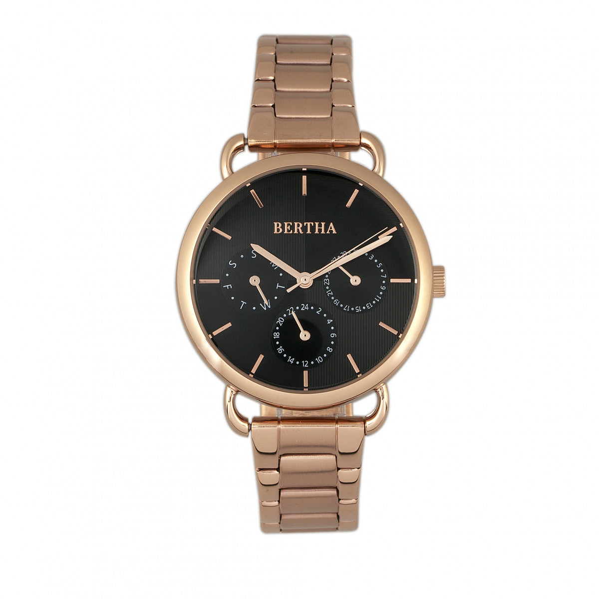 Gwen Rose Gold | Black Dial